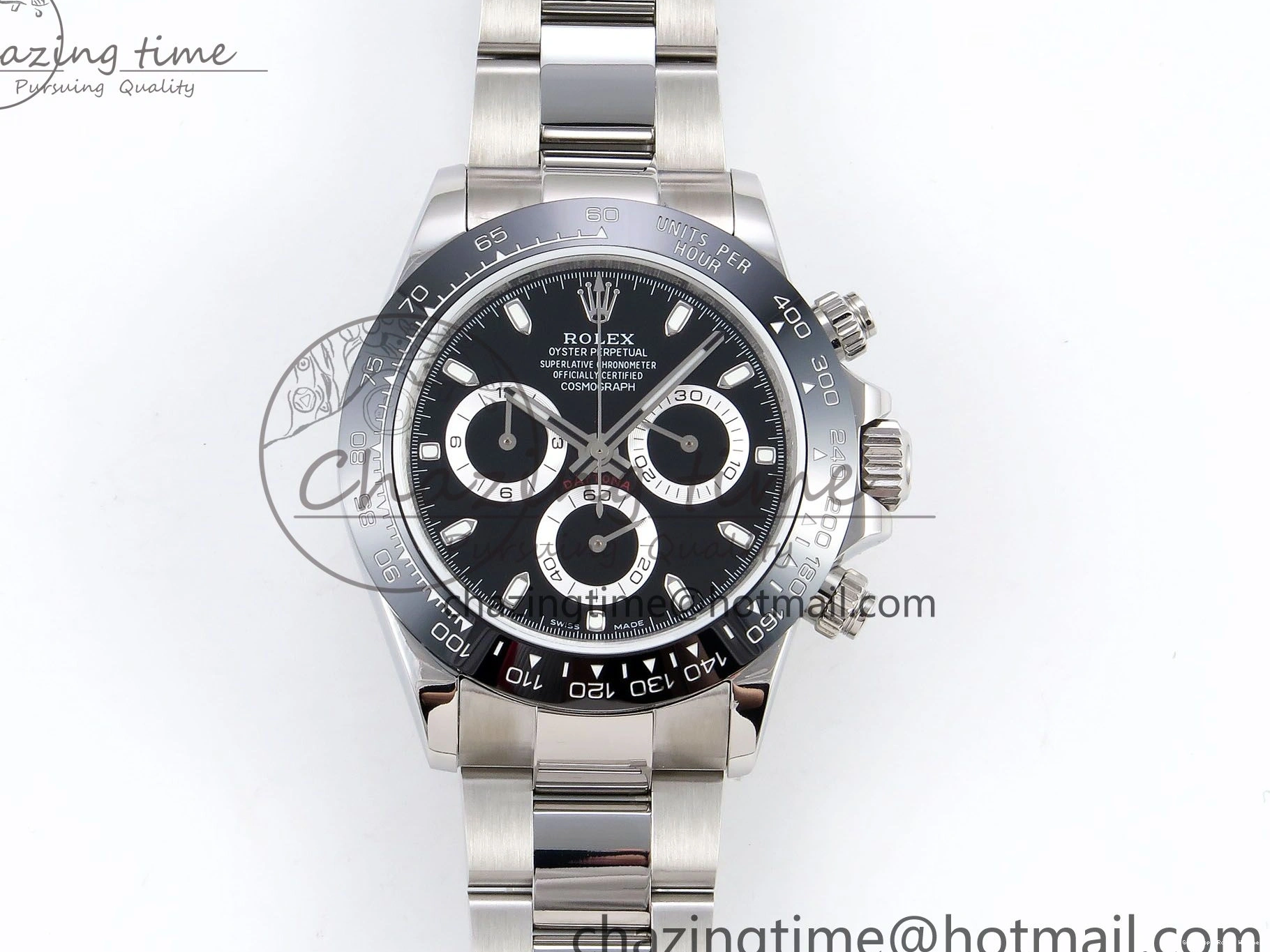 Best AAA Replica Sites Dial 116500 SS Daytona Steel Breathable JDF Best 1:1 Edition on Black 904L A 1337 Bracelet 1231